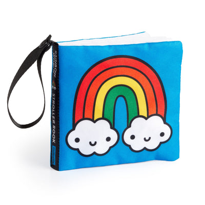 Rainbow World Crinkle Fabric Stroller Book by Mudpuppy