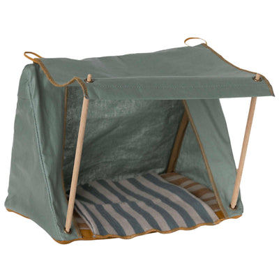 Happy Camper Tent, Mouse - Striped Blanket by Maileg