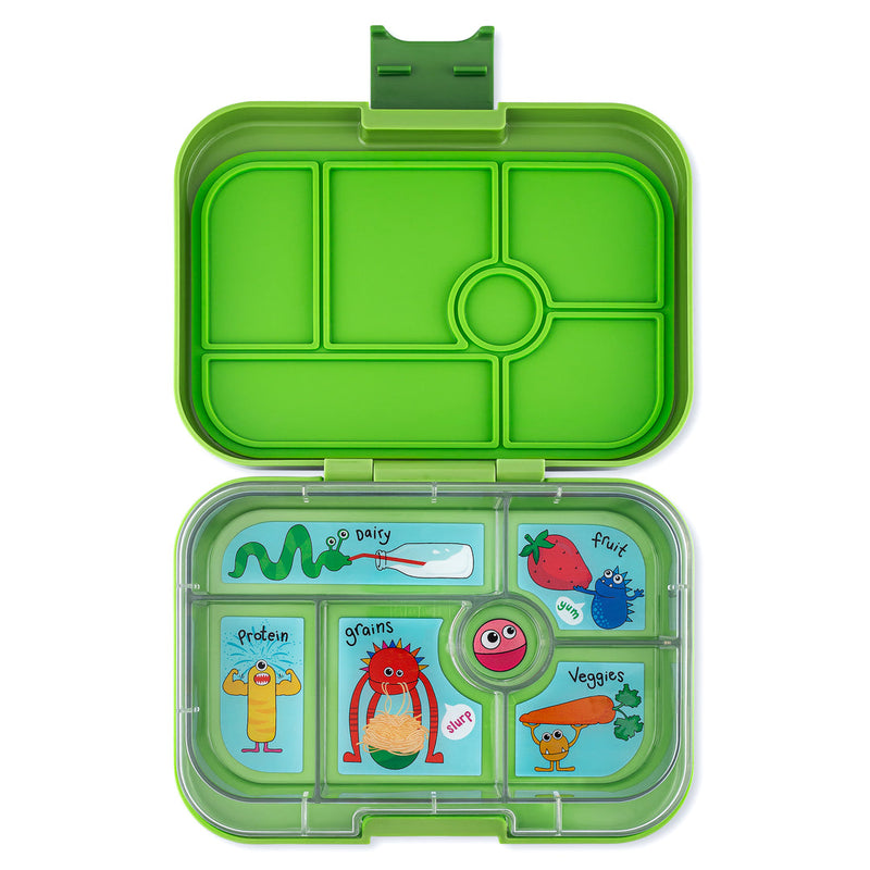 Yumbox Original 6 Compartment Leakproof Bento Box - Matcha Green