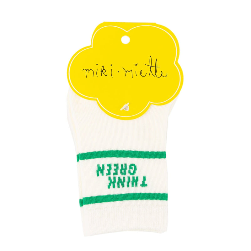 Ankle Socks - Think Green by Miki Miette - FINAL SALE