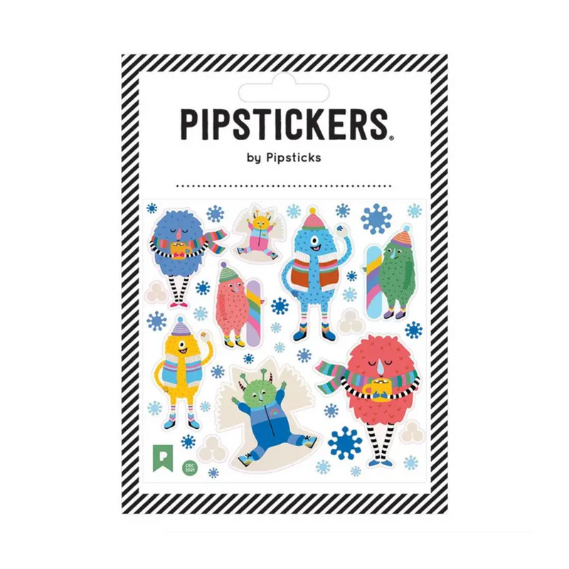 Monster Snow Day Stickers by Pipsticks