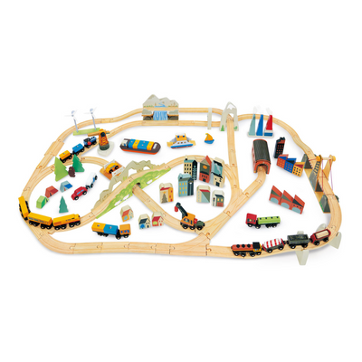 Mountain View Train Set by Tender Leaf Toys