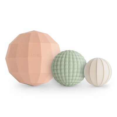 Nesting Spheres Sensory Toy - Blush by Mushie