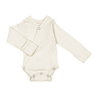 Organic Kimono Bodysuit - Buttercream by Loved Baby