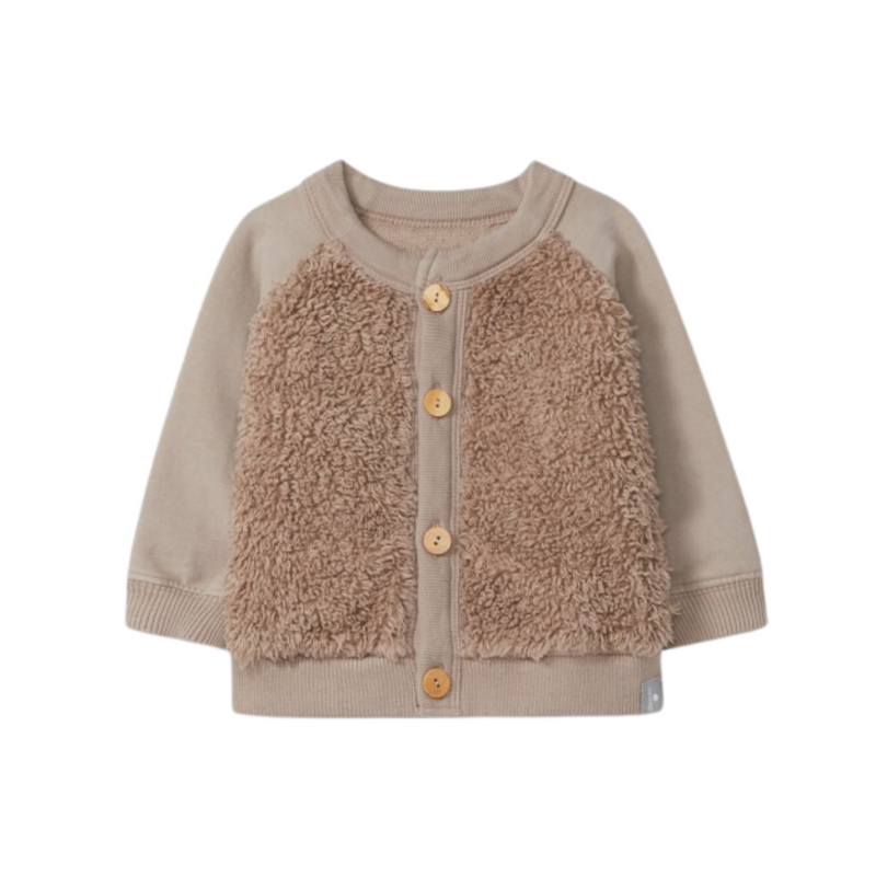 Organic Cotton Fur Jacket - Taupe by Snug