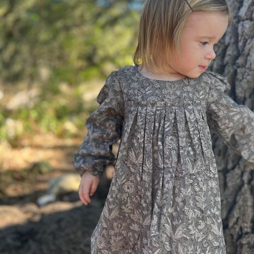 Bow Detail Dress - Muir Woods by Poppet & Fox