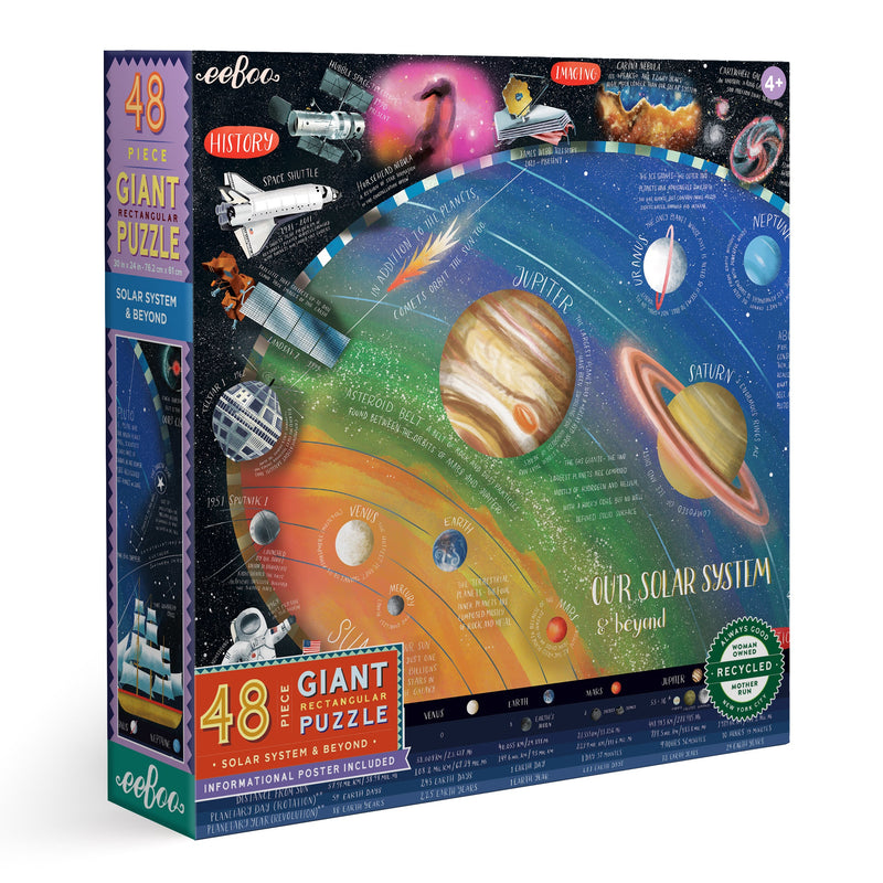 48 Piece Giant Puzzle - Solar System & Beyond by Eeboo