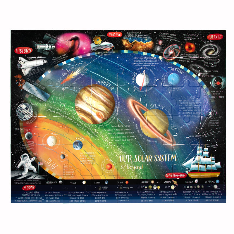 48 Piece Giant Puzzle - Solar System & Beyond by Eeboo