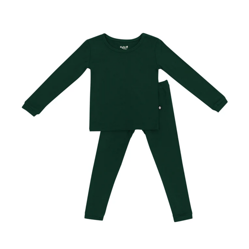 Long Sleeve Toddler Pajama Set - Evergreen by Kyte Baby