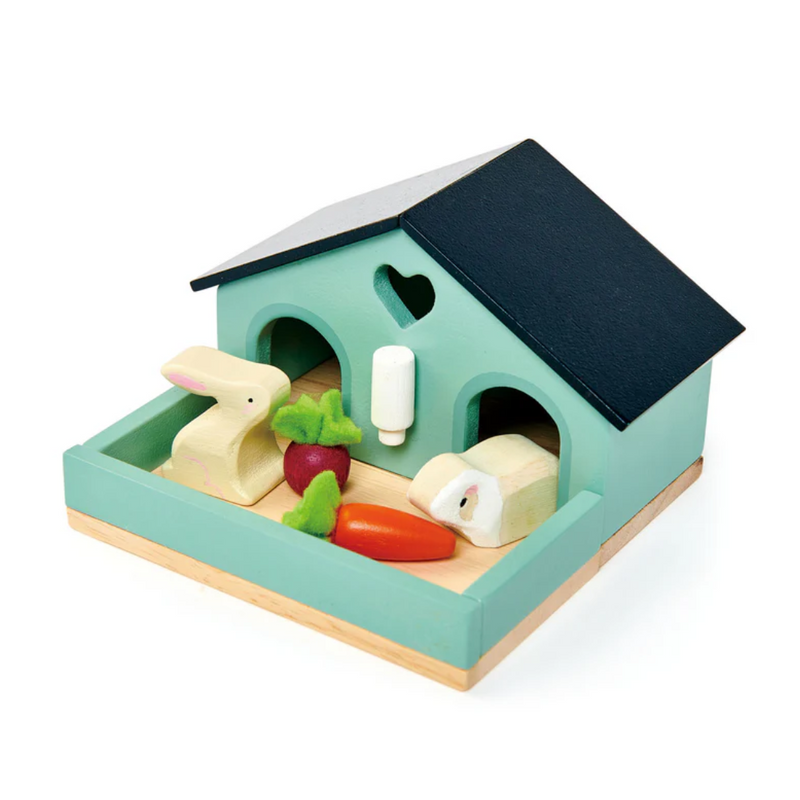 Pet Rabbit Set Wooden Toy by Tender Leaf Toys