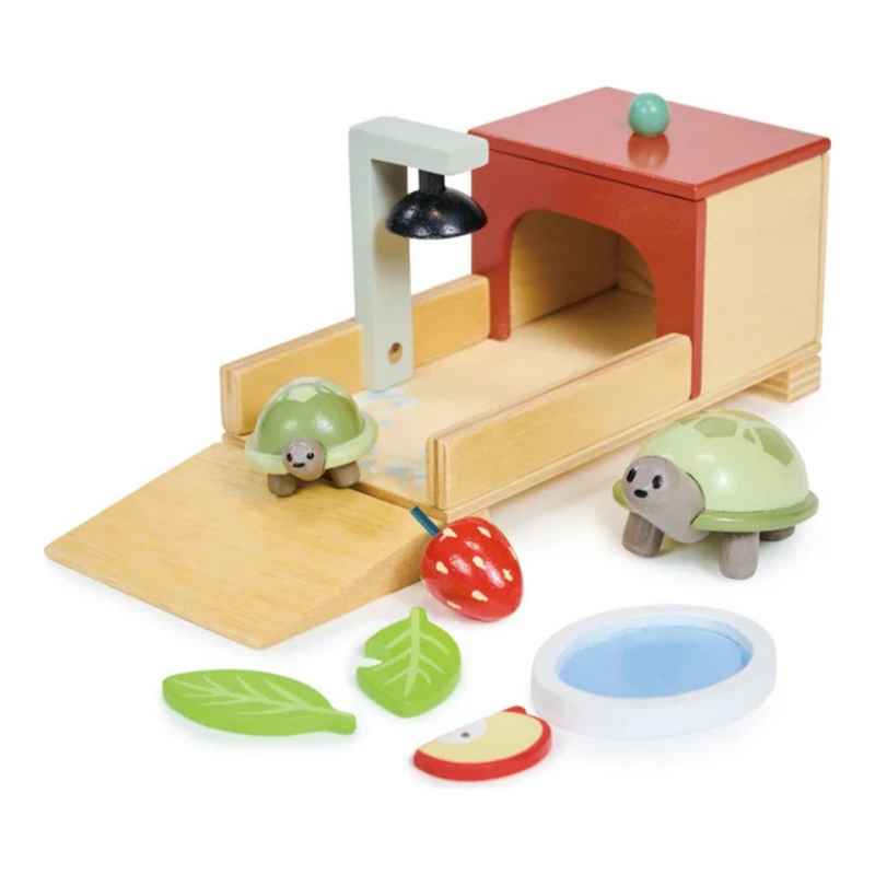 Pet Tortoise Wooden Toy Set by Tender Leaf Toys