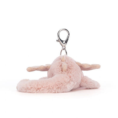 Rose Dragon Bag Charm by Jellycat