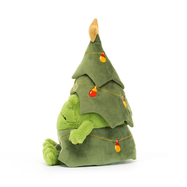 Christmas Tree Ricky Rain Frog - 10 Inch by Jellycat