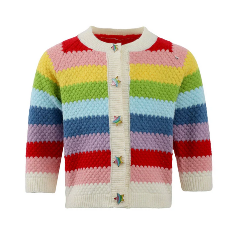 Rainbow Bright Knit Cardigan by Lola + The Boys