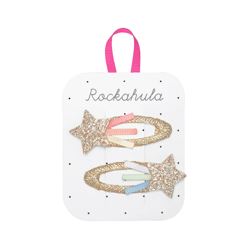 Rainbow Shooting Star Clips by Rockahula Kids