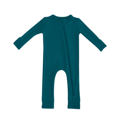 Ribbed Zippered Romper - Loch by Kyte Baby