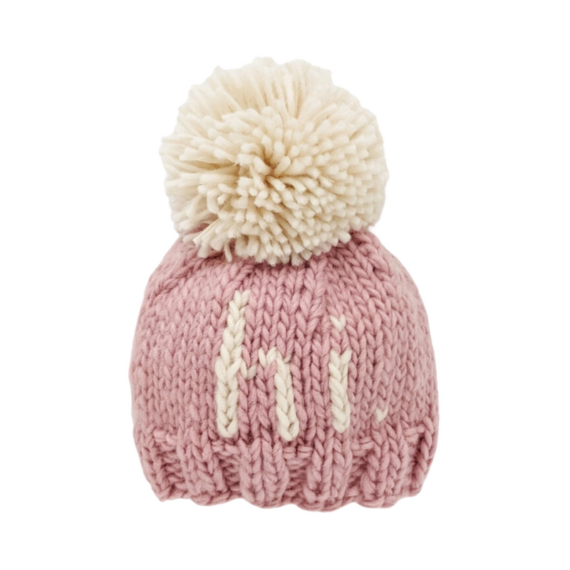 Rose Knit Hat by Huggalugs