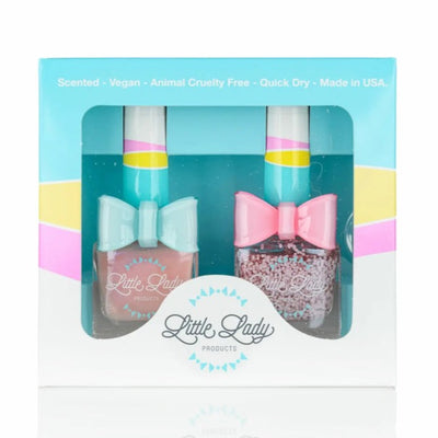 Scented Nail Polish - Rosey Ballerina Duo by Little Lady Products