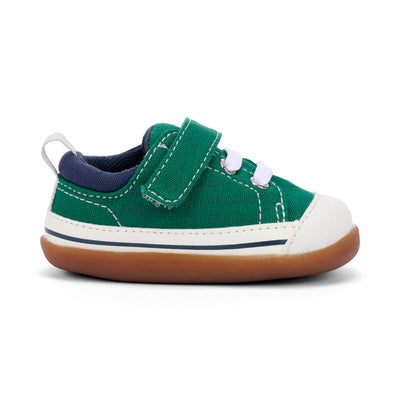 Stevie II Infant Shoe - Green by See Kai Run