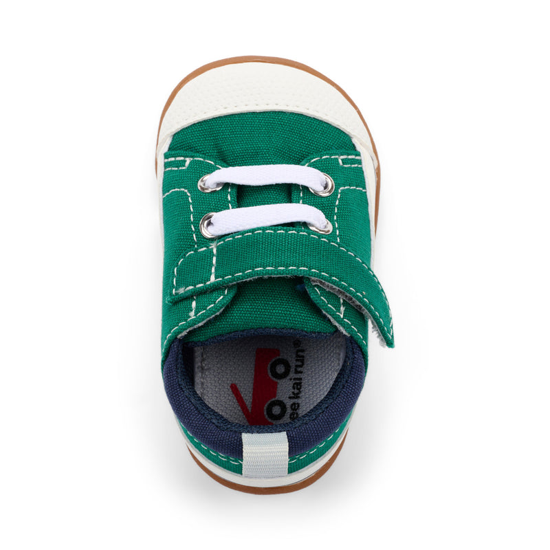 Stevie II Infant Shoe - Green by See Kai Run