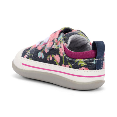 Stevie II Infant Shoe - Navy Floral by See Kai Run