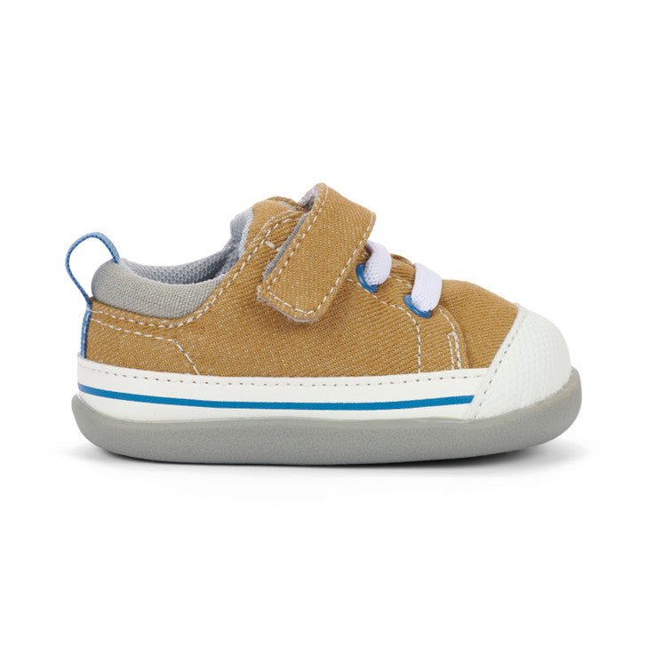 Stevie II Infant Shoe - Camel Denim by See Kai Run