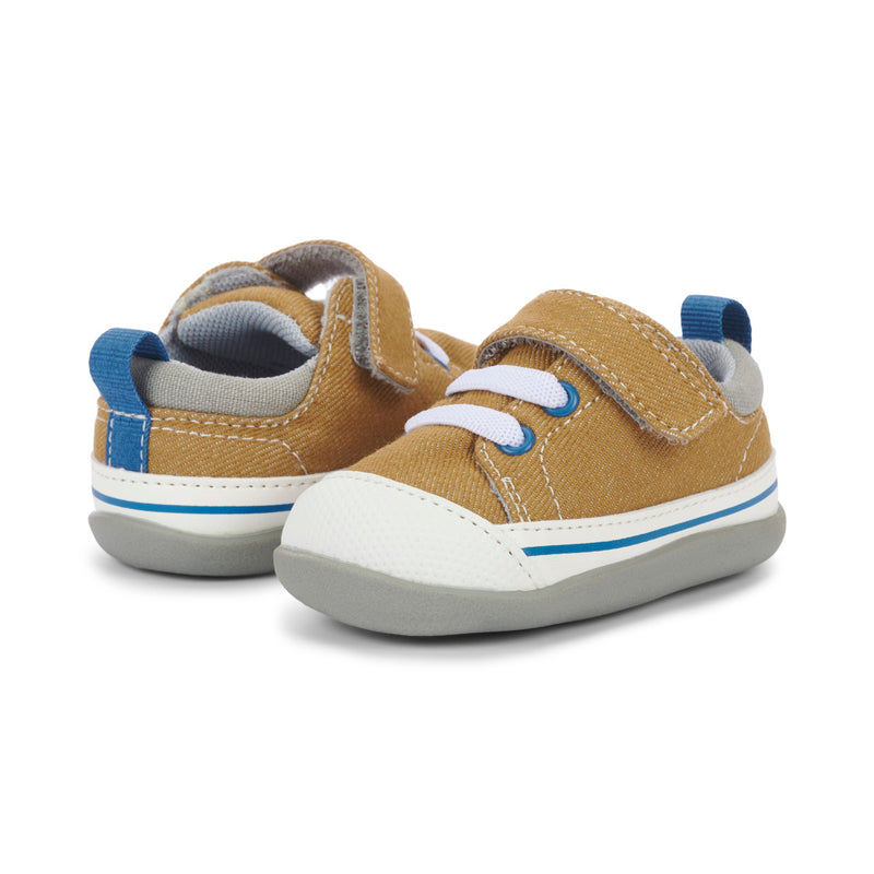 Stevie II Infant Shoe - Camel Denim by See Kai Run