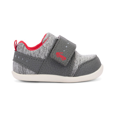 Ryder First Walker Shoe - Gray Jersey by See Kai Run