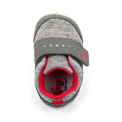 Ryder First Walker Shoe - Gray Jersey by See Kai Run