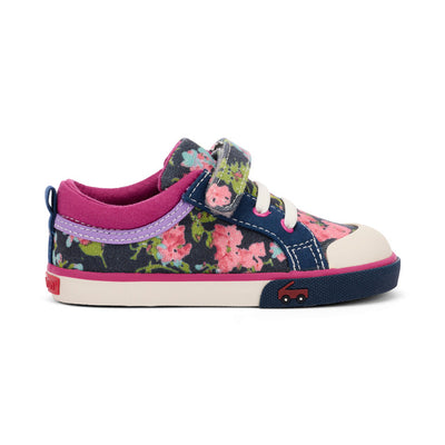 Kristin Shoe - Navy Floral by See Kai Run