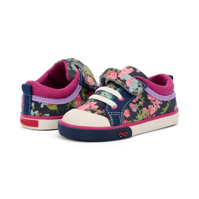 Kristin Shoe - Navy Floral by See Kai Run