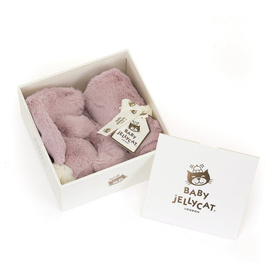 Bashful Luxe Bunny Rosa Soother in Gift Box by Jellycat