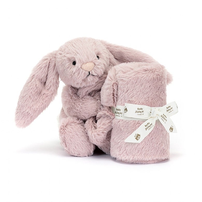 Bashful Luxe Bunny Rosa Soother in Gift Box by Jellycat