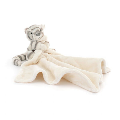 Bashful Snow Tiger Soother by Jellycat