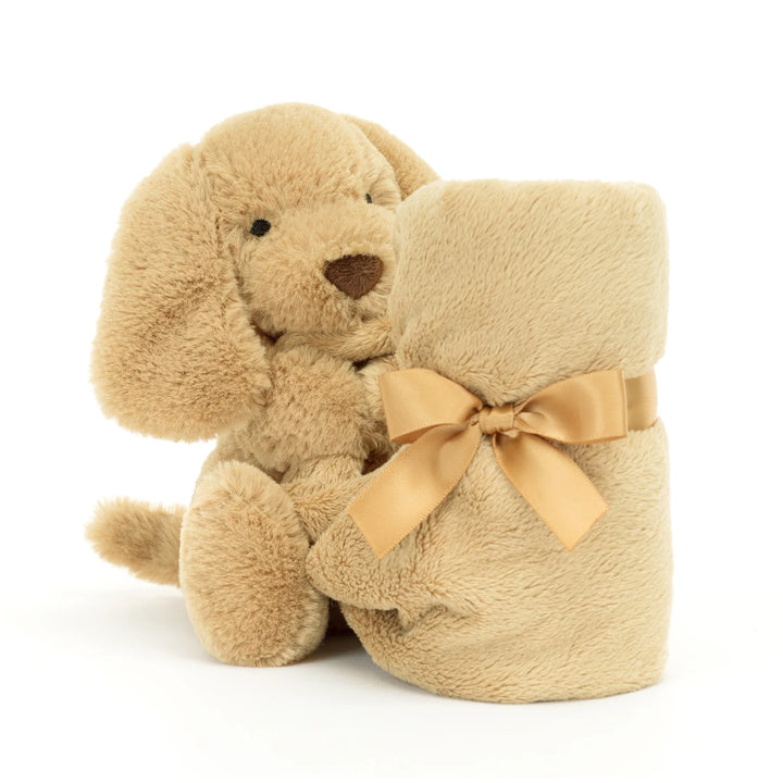 Bashful Toffee Puppy Soother by Jellycat