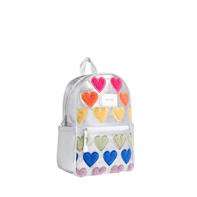 Kane Kids Mini Travel Backpack - Fuzzy Hearts by State Bag