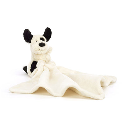 Soother Bashful Black + Cream Puppy by Jellycat