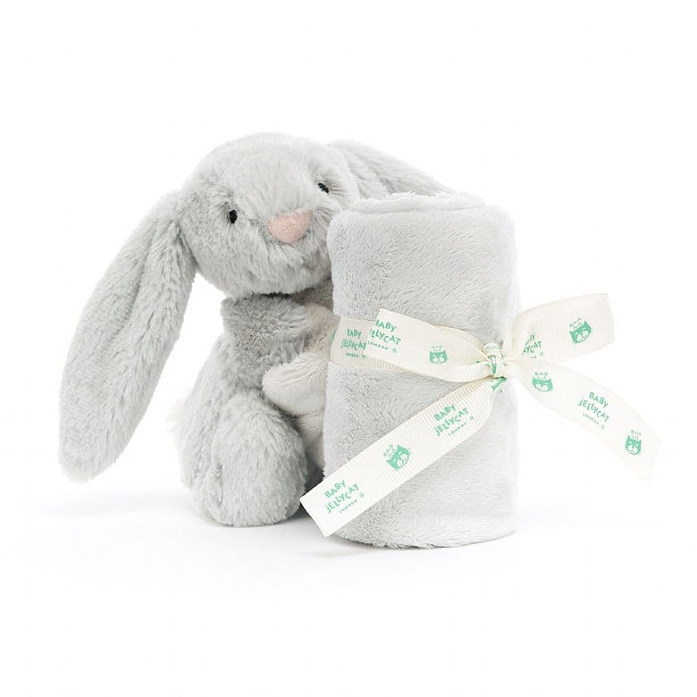 2024 Bashful Grey Bunny Soother by Jellycat