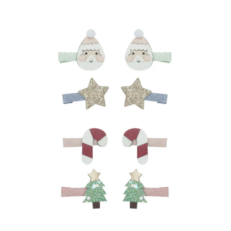 Santa Mini Clips by Mimi & Lula