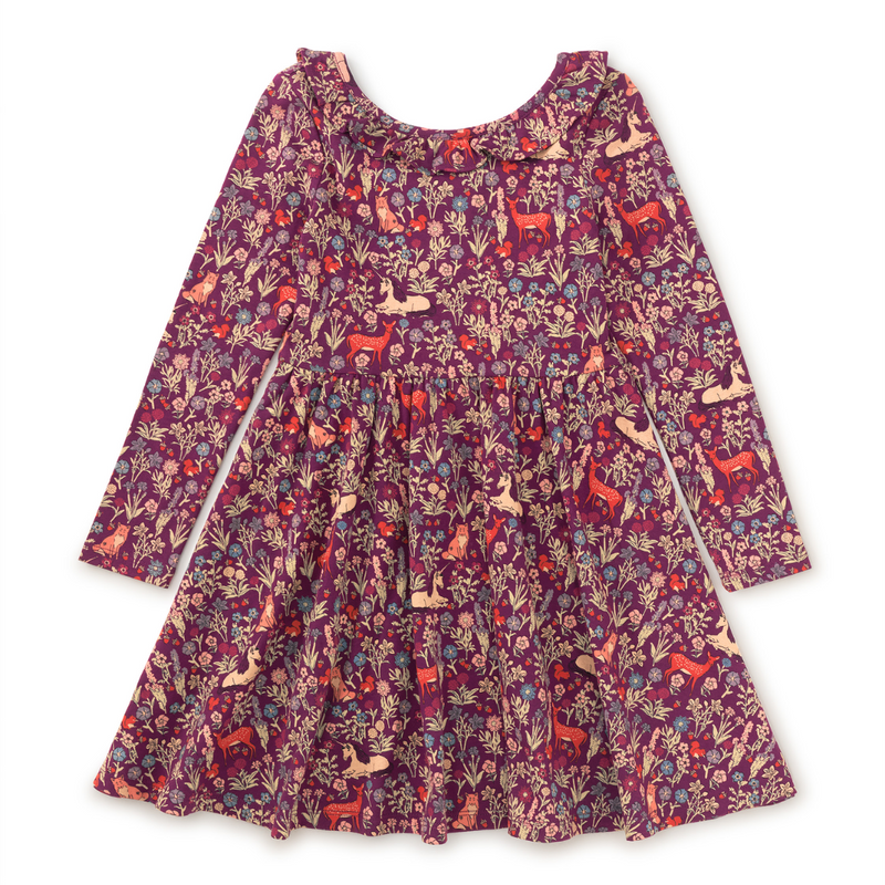 Ruffle Collar Ballet Dress - Scottish Woodland Wonders by Tea Collection