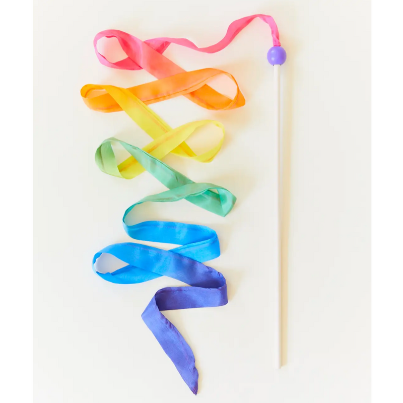 Streamer Wand - Rainbow by Sarah&