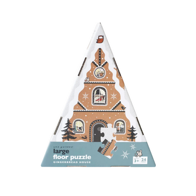 Gingerbread House Floor Puzzle by Wee Gallery