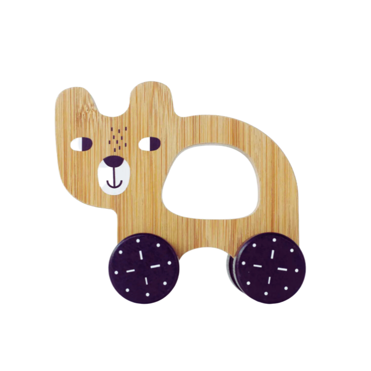 Push Toy - Bear by Wee Gallery