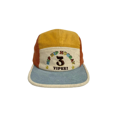 3rd Birthday Cord Cap - Primary Spliced by Banabae