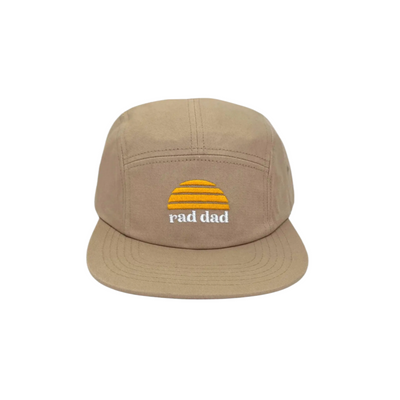 Rad Dad Five Panel Cap - Sand by Banabae