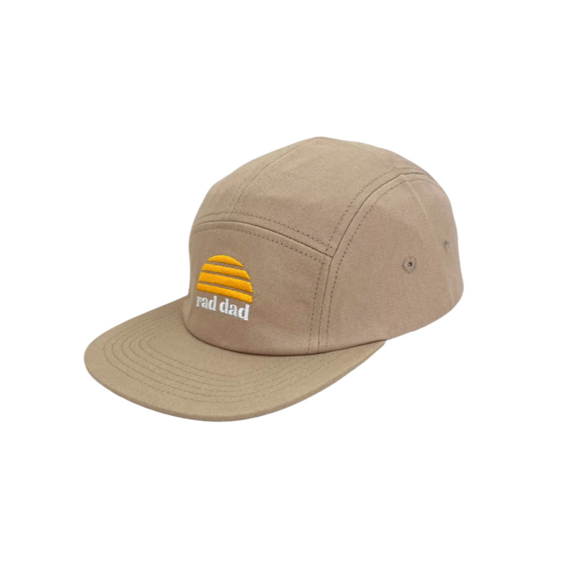 Rad Dad Five Panel Cap - Sand by Banabae