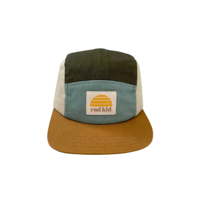 Rad Kid Spliced 5 Panel Cap - Khaki by Banabae