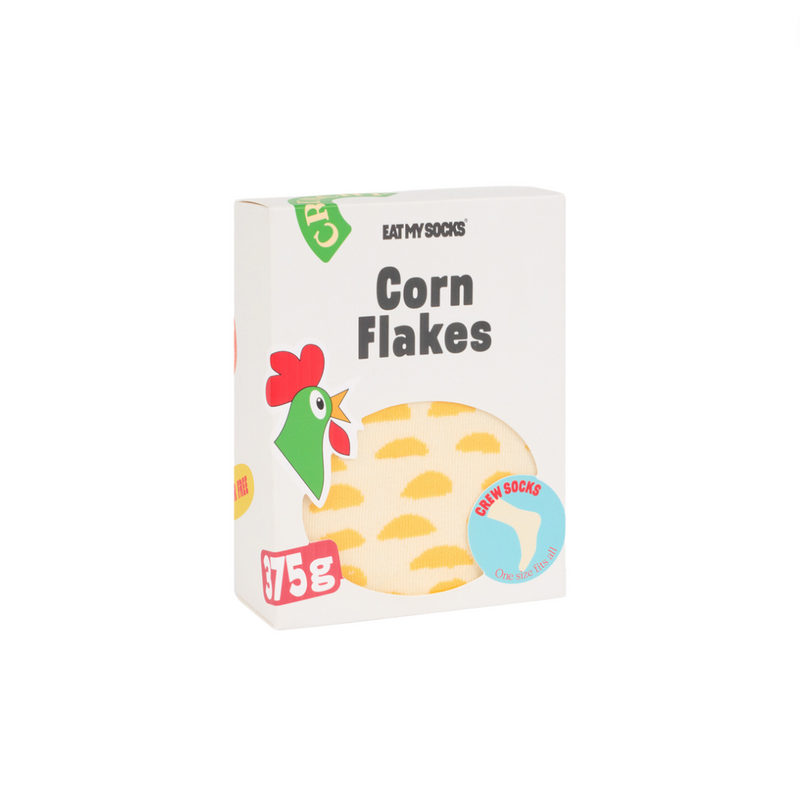 Corn Flakes Socks by Eat My Socks