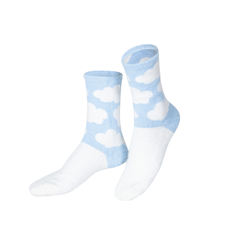 Fluffy Cloud Socks by Eat My Socks