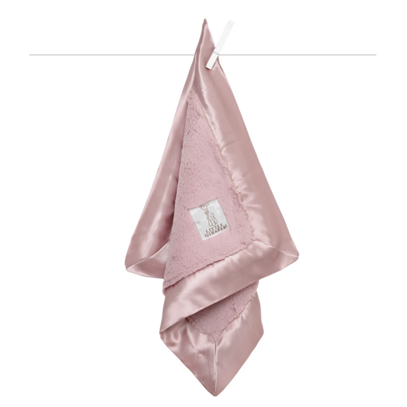 Luxe Security Blanky - Dusty Pink by Little Giraffe